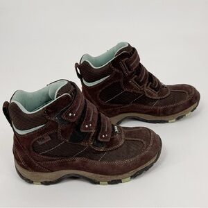 LL Bean Womens Winter Boots Suede Leather Brown Insulated 7.5W Gorpcore Normcore